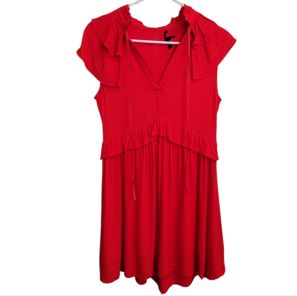 Maje Rutta Ruffled Crepe Mini Dress - Picture 5 of 15